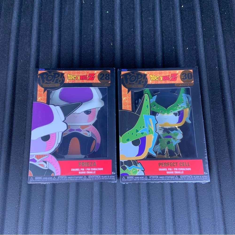 Dragonball Z Cell & Frieza Funko Pop Pins